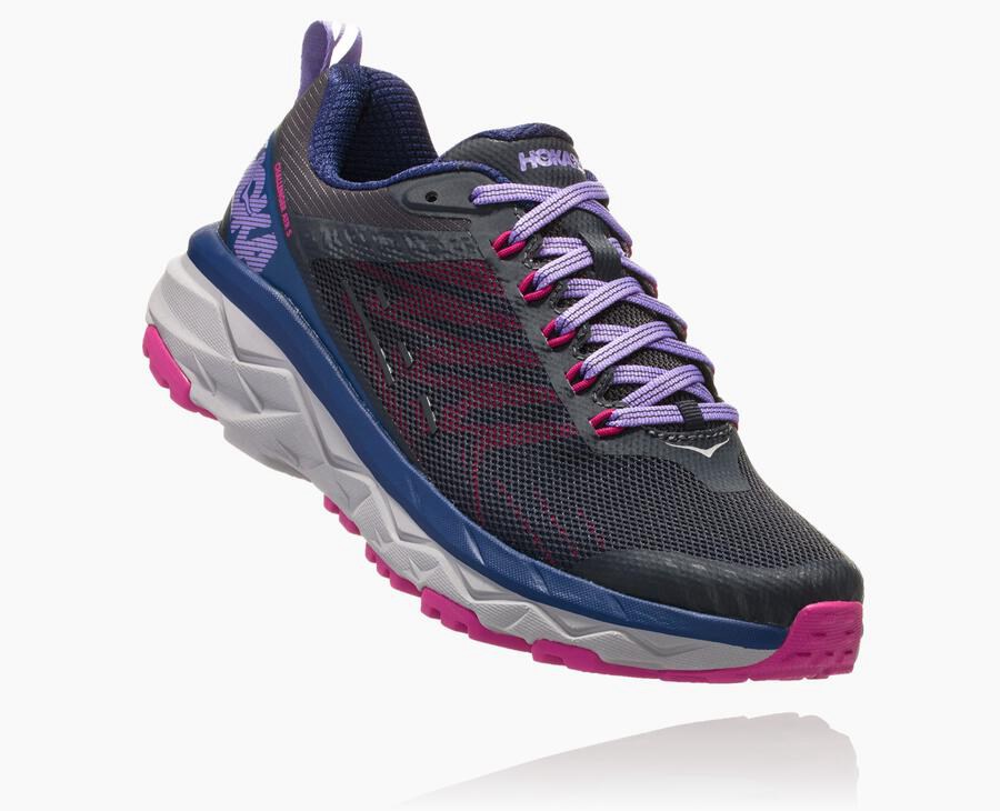 Hoka One One Womens Trail Shoes - Challenger ATR 5 - Black - TJXU07259